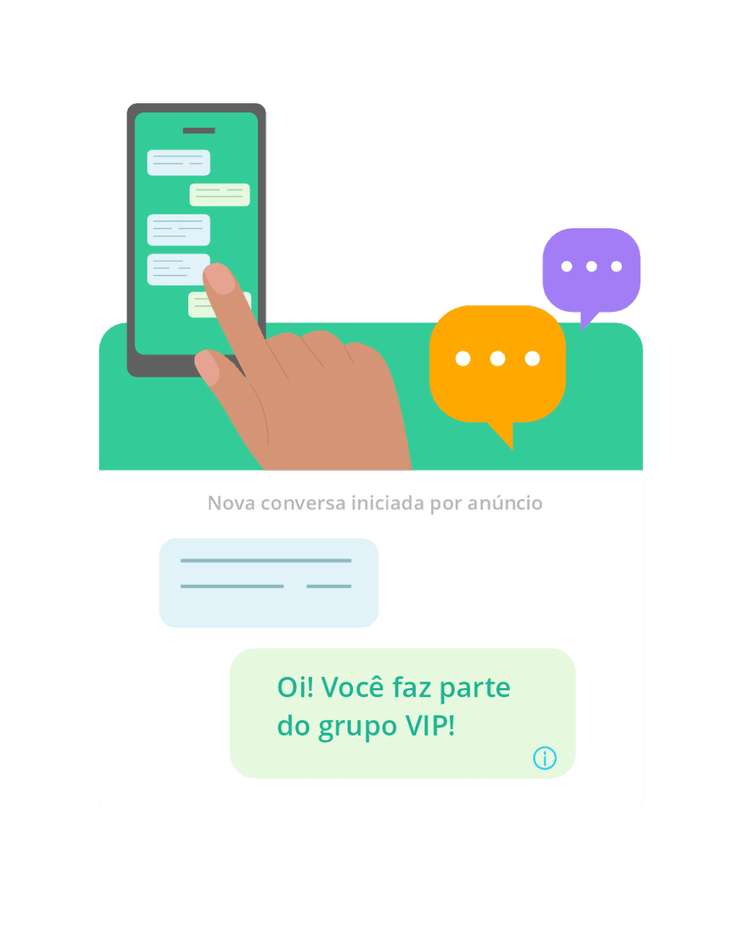 Automação e mensagens da Nandu